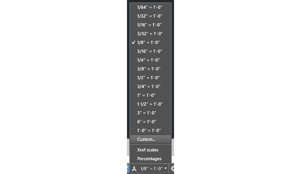 scales in autocad